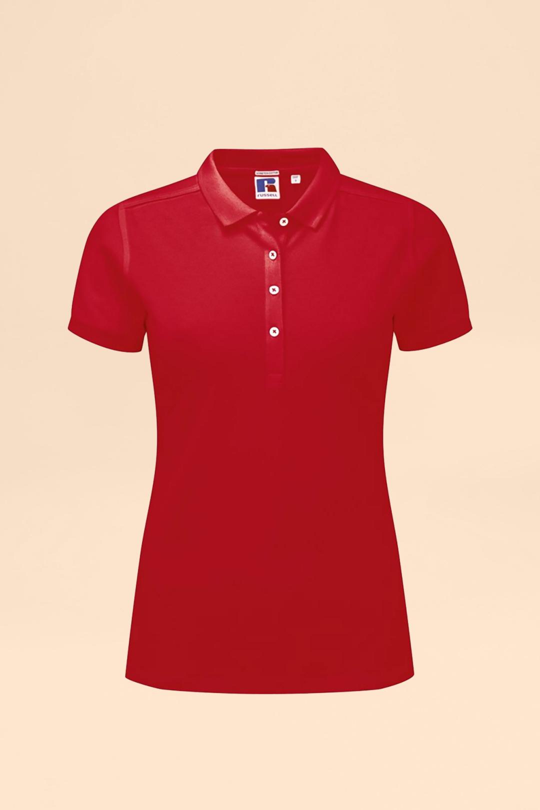 Polo sales rouge femme