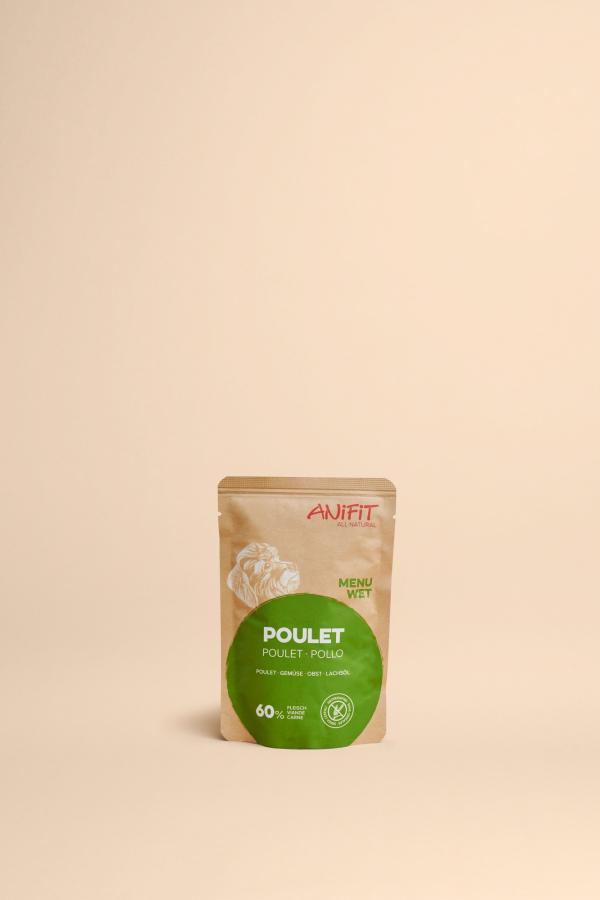 100g-Beutel Poulet Nassfutter für Hunde