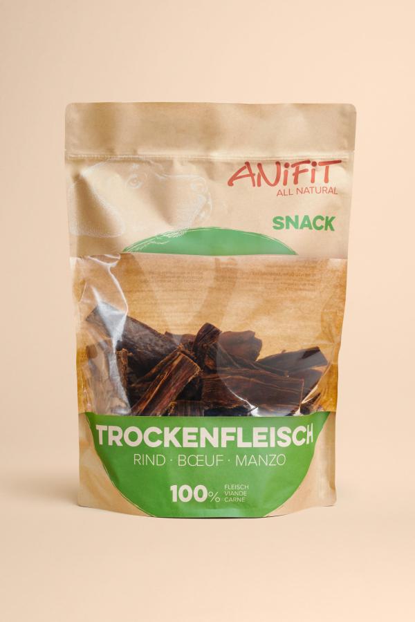 Trockenfleisch Rind für Hunde 1kg