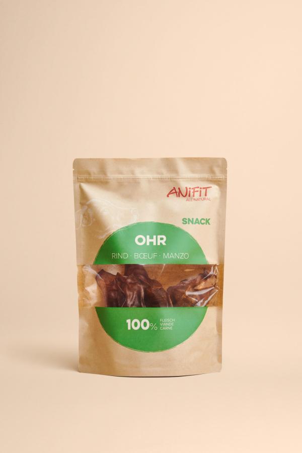 Snack pour chiens oreilles de bœuf 150g