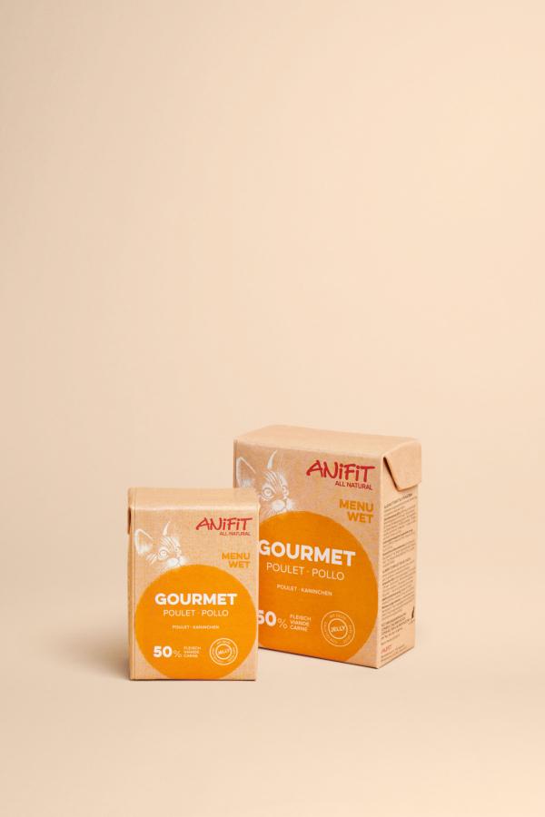 Nassfutter Gourmet für Katzen in zwei Grössen